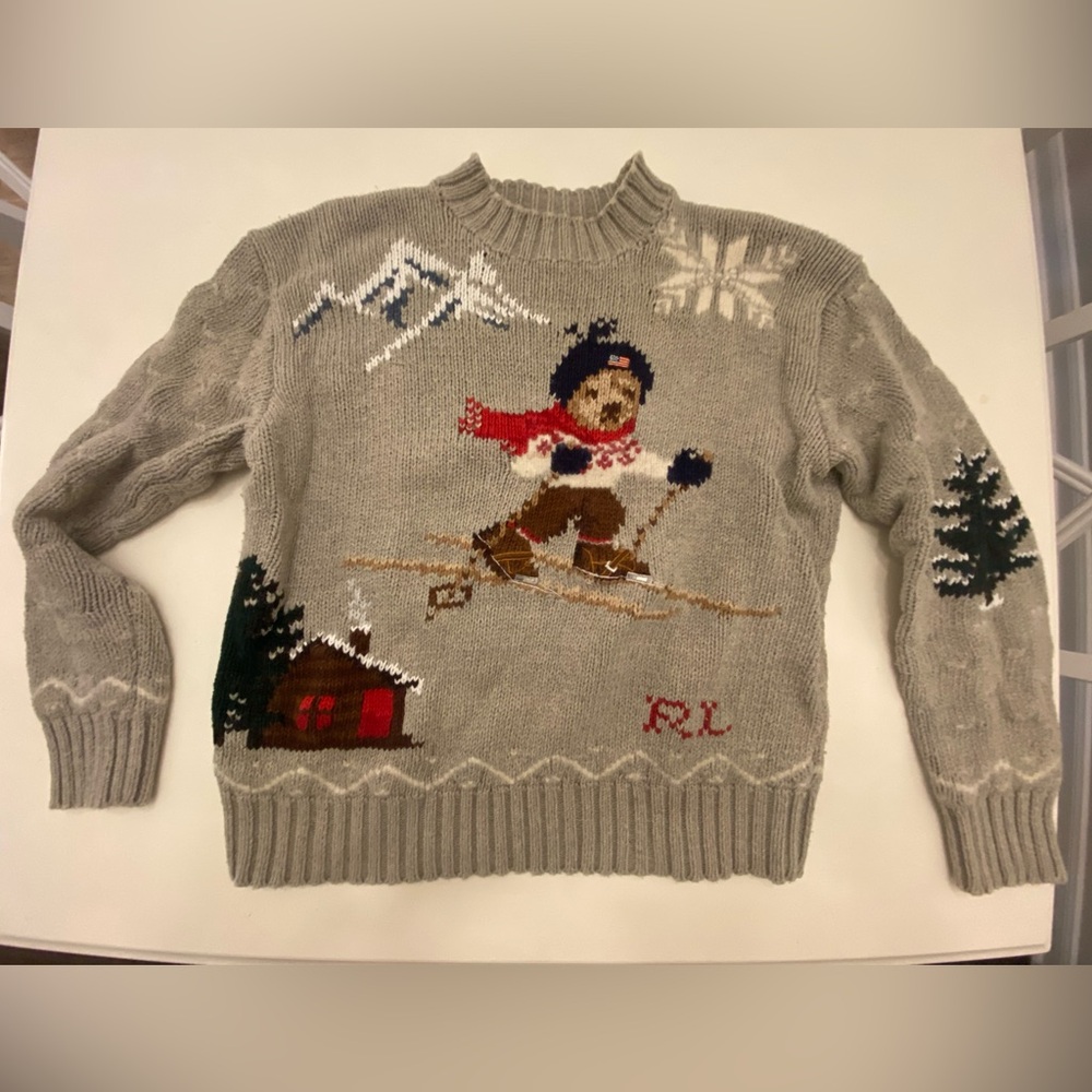 Polo Ralph Lauren Vintage Ski Bear Sweater